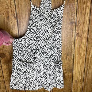 Aerie Shorts Jumper Jumpsuit Spotted